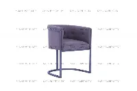 Minimalist Metal Base Designer Chair for industrial-chic breakfast bistros