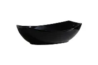 Minimalist circular basin sink featuring a smooth matte finish and a deep, symmetrical bowl