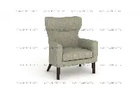 Modern accent chair for hospitality spaces with durable frame and minimalist design