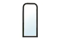 Modern minimal frame full length mirror for a sleek and airy hotel guest room aesthetic