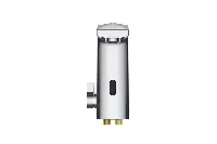 Sleek motion-activated basin faucet for luxury boutique ensuites