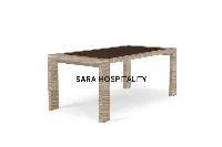 Senior Living Wooden Dining Table - Solid Wood with Scratch-Resistant Top - 2