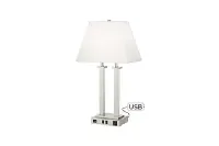 Dual Column Base Lamp