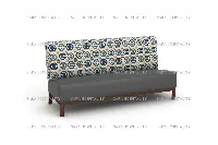 Modern Upholstered Loveseat Sofa with Plush Cushions - 1