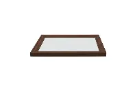 Traditional rectangular wall mirror with a decorative frame designed for luxury resort interiors