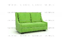 Modern Upholstered Loveseat Sofa with Plush Cushions - 1