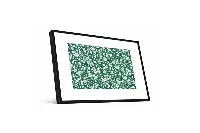 Contemporary patterned artwork with repeating organic motifs and a sophisticated, textured finish