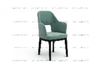 Compact Armless Lounge Chair for streamlined breakfast cafe layouts