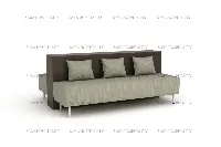 Modern cushion-back sofa featuring oversized, plush pillows for a relaxed and inviting silhouette