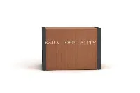 Modern Hospitality Writing Desk with Storage Drawers - 5