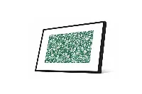 Minimalist abstract print showcasing a balanced composition of interlocking lines and neutral tones
