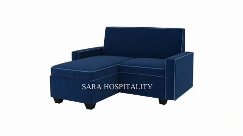 Corner sofa for hotel guest rooms