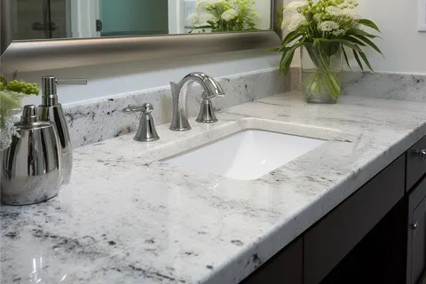 Double Sink Granite Vanity