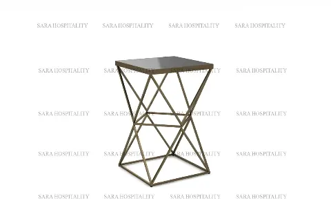 Geometric Frame Side Table