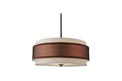 Layered Drum Pendant Light