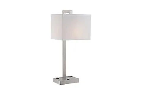 Square Shade Column Desk Lamp