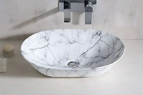 Textured Round Basin Sink