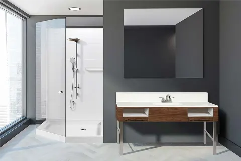 Cultured Marble Shower Surround