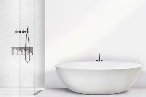 Cultured Marble Shower Surround
