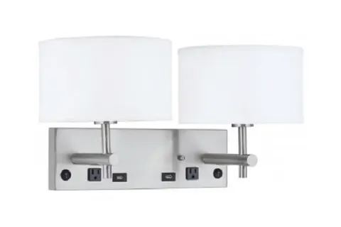 Dual Panel Frame Sconce Light