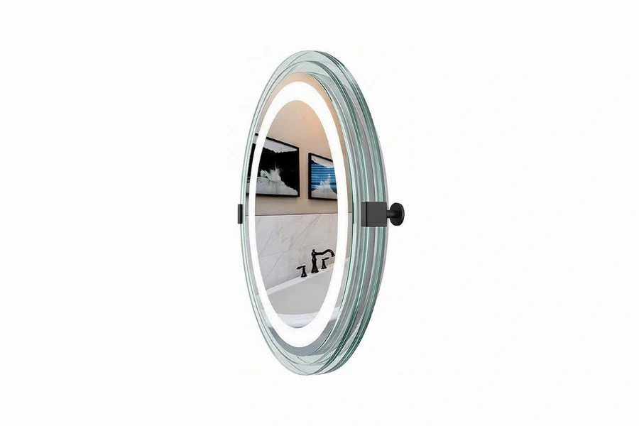 Durable backlit vanity mirror for high-end commercial interiors
