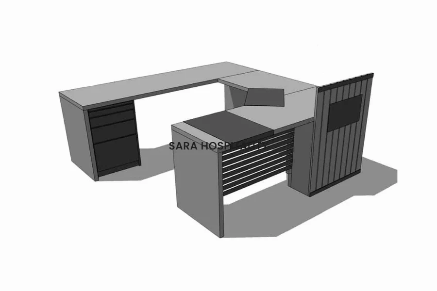 L-shaped Reception Desk -2