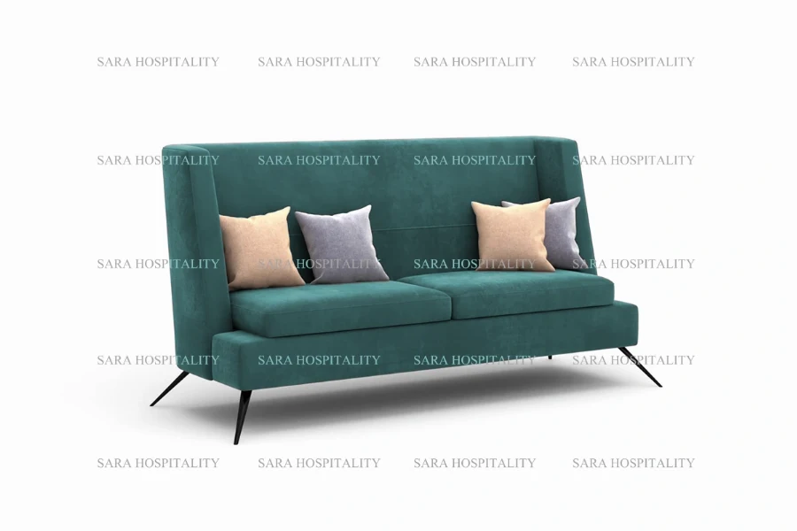 Modern High-Back Sofa - Comfortable & Stylish Seating - 2