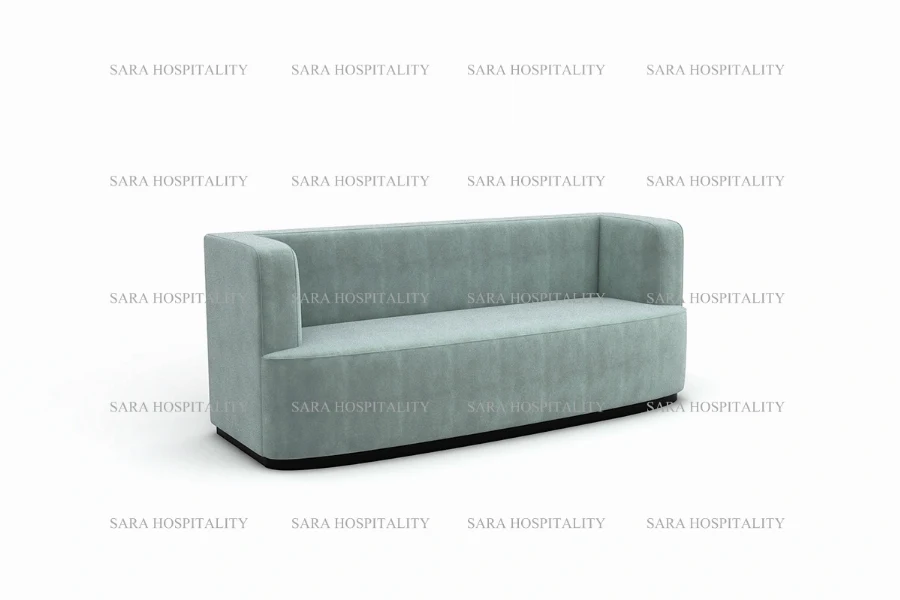 Modern Curved Lounge Sofa - Stylish and Comfortable - 3