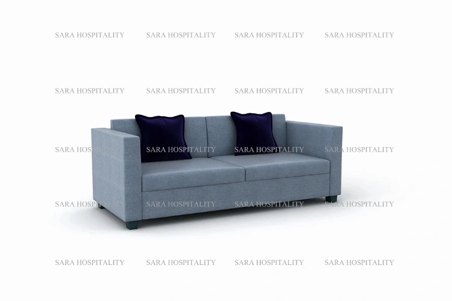 Modern Upholstered Sofa with Box Arms – Commercial Seating - 2