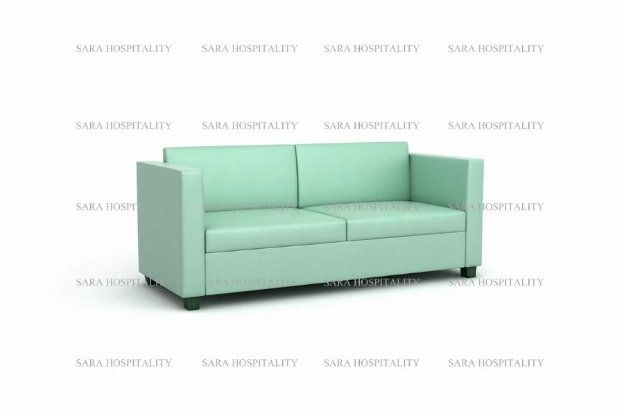 Contemporary Upholstered Hospitality Sofa – Beige - 3