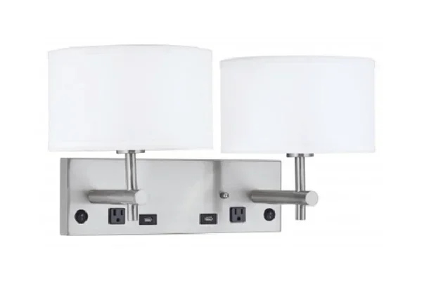 Dual Panel Frame Sconce Light