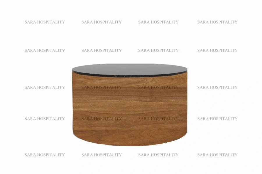 Modern cylindrical storage table featuring a seamless drum silhouette and a discreet, removable top for hidden organization