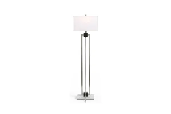 Twin Rod Column Floor Lamp