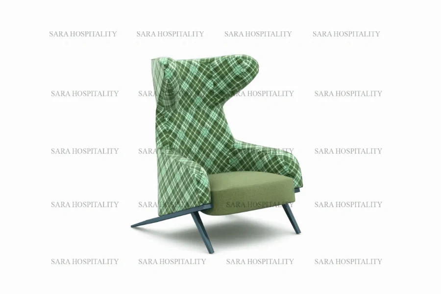 Plush Tufted Accent Lounge Chair for sophisticated breakfast bistros