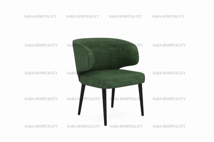 Scandi Minimalist Accent Chair for airy breakfast inn porches