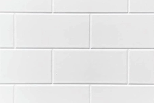 3"x6" Solid Plain Shower Surround for hotel bathroom