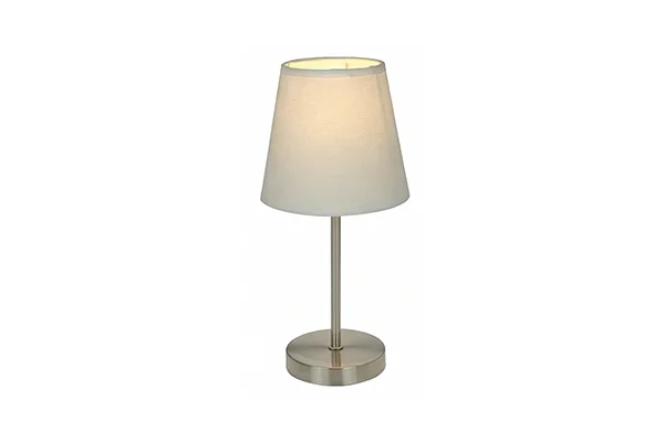Round Base Fabric Shade Desk Lamp