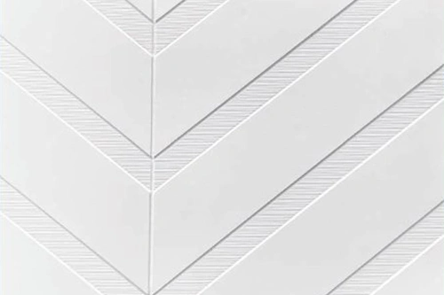 Chevron Vision Shower Surround for modern hotel bathroom