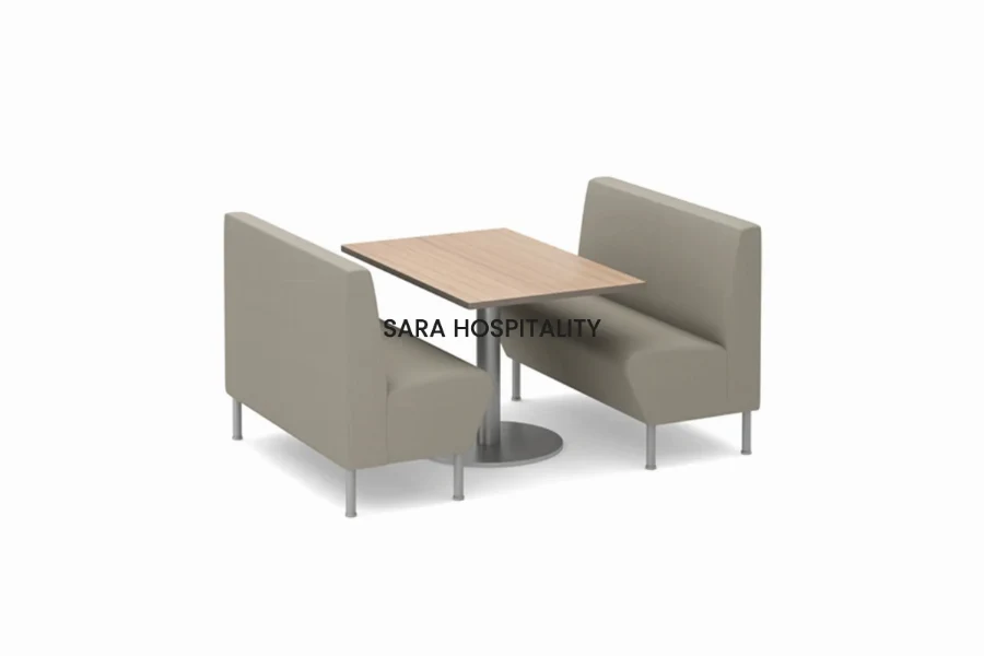 Senior Living Booth Dining Set  -1
