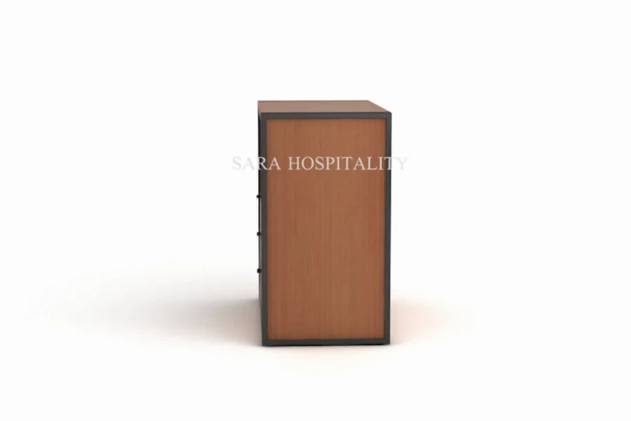 Hospitality Multimedia Combo with Storage and Appliance Space - 4