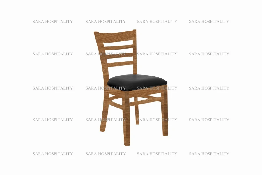 Natural Modern Light Wood Chair for airy hotel breakfast rooms