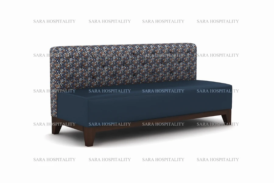 Modern High-Back Upholstered Banquette Sofa -3