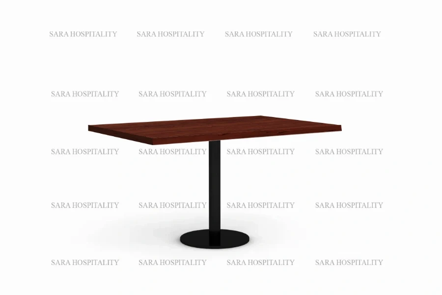 Architectural pedestal stand featuring a polished finish and a geometric form that acts as a functional art piece