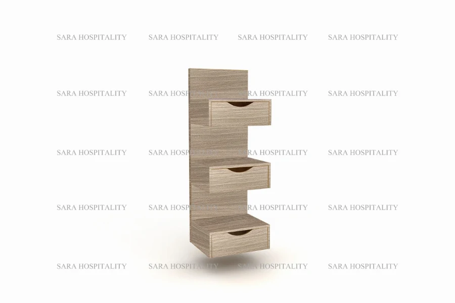 Vertical storage unit with three drawers – Hilton Garden Inn furniture 2