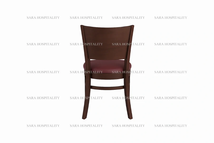 Minimalist Curved Back Dining Chair for breakfast inns