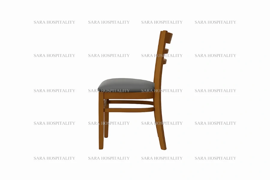 Durable Ladder Back Wooden Chair for hotel buffets