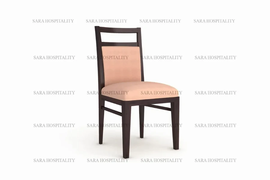 Chic Modern Slim Back Chair in a boutique hotel suite.