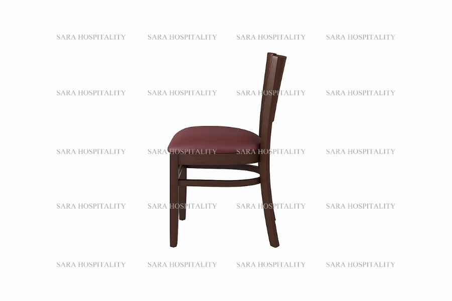 Durable Curved Back Dining Chair for hotel buffets