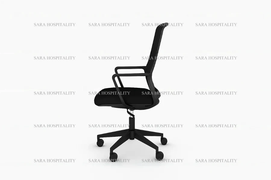 Flexible Mesh Ergonomic Chair for dynamic hotel buffet environments