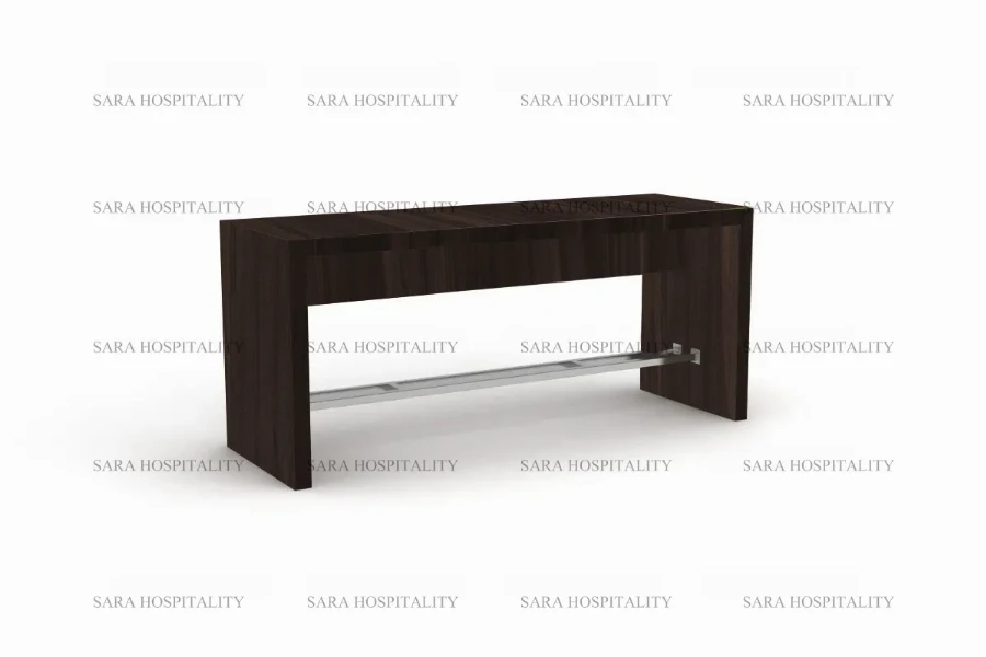 Contemporary writing table with tapered legs and a thin-edge design, blending functional simplicity with an elegant form